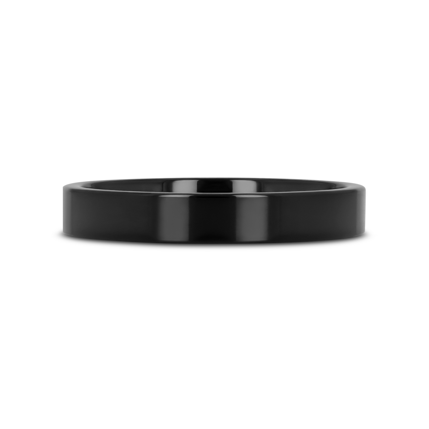 MORPHEUS Flat Black Tungsten Ring - 2mm - 6mm