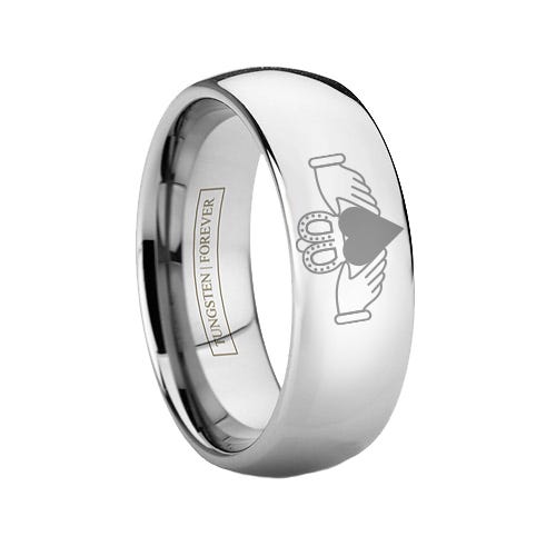 CLADDAGH RING 6MM / 8MM