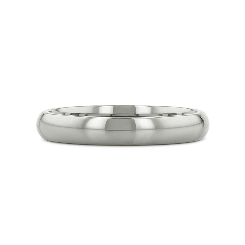 ARLINGTON Domed White Tungsten Ring - 2mm - 6mm