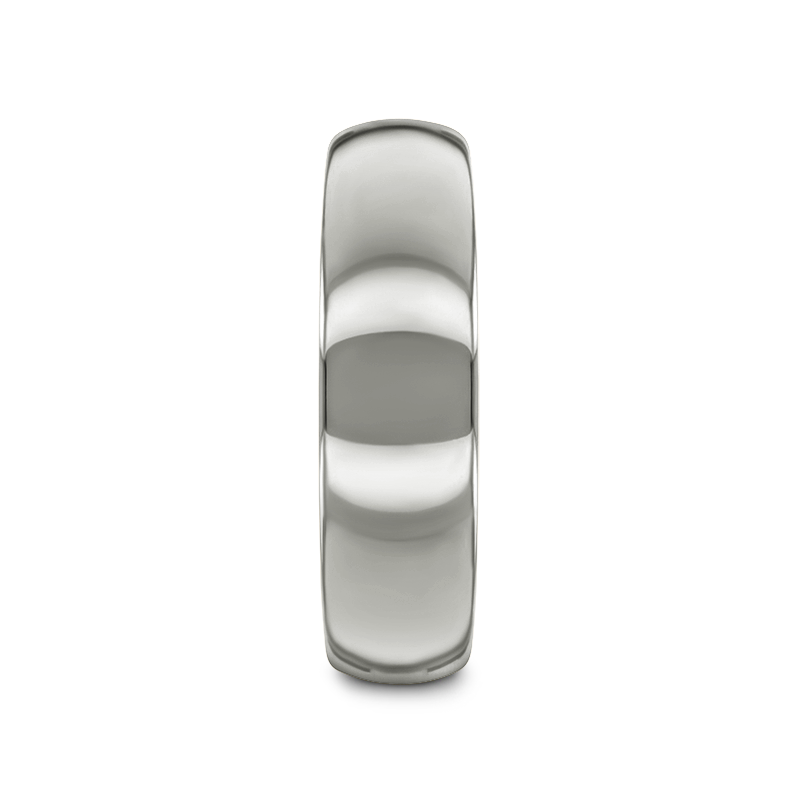 ARLINGTON Domed White Tungsten Ring - 2mm - 6mm