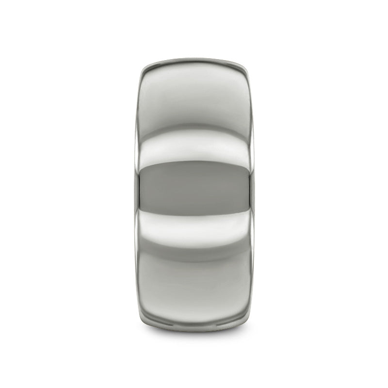 ARLINGTON Domed White Tungsten Ring - 8mm - 12mm