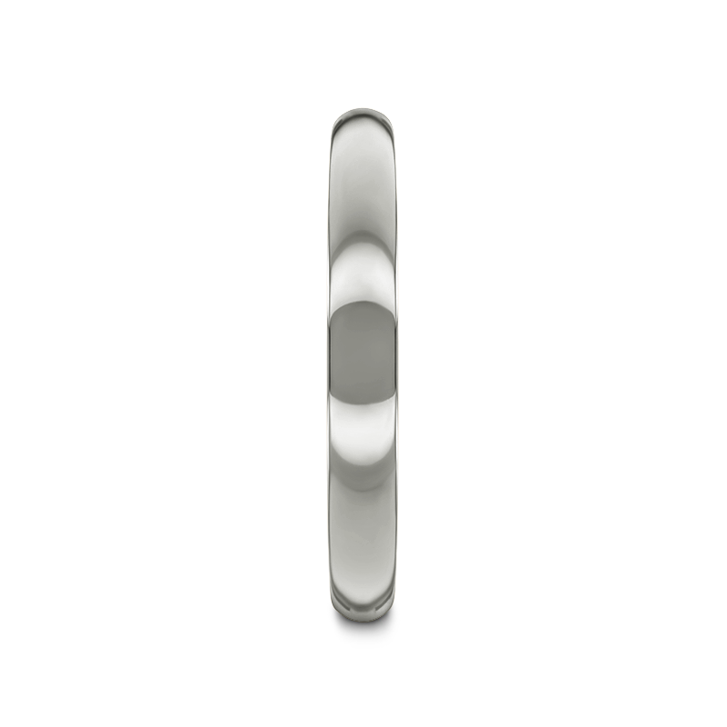 ARLINGTON Domed White Tungsten Ring - 2mm - 6mm
