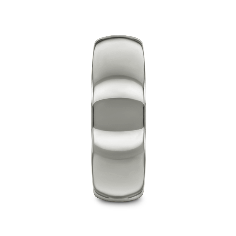 ARLINGTON Domed White Tungsten Ring - 8mm - 12mm