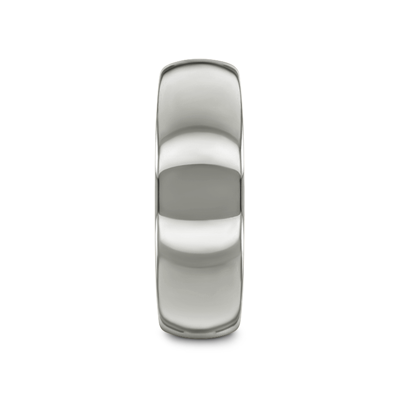 ARLINGTON Domed White Tungsten Ring - 2mm - 6mm