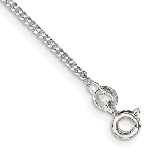 Sterling Silver 1.5mm Curb Chain Bracelet