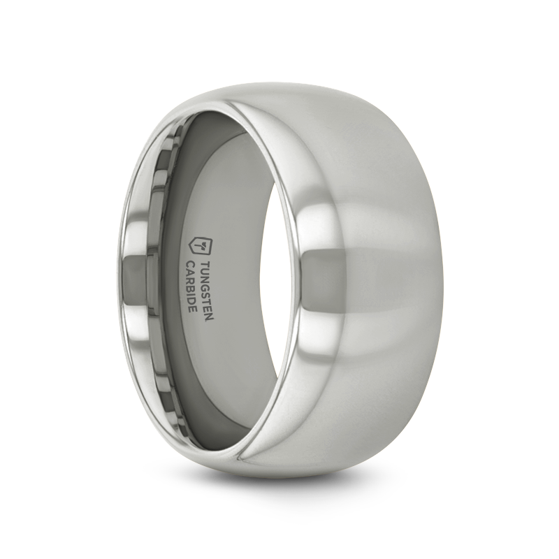 ARLINGTON Domed White Tungsten Ring - 8mm - 12mm