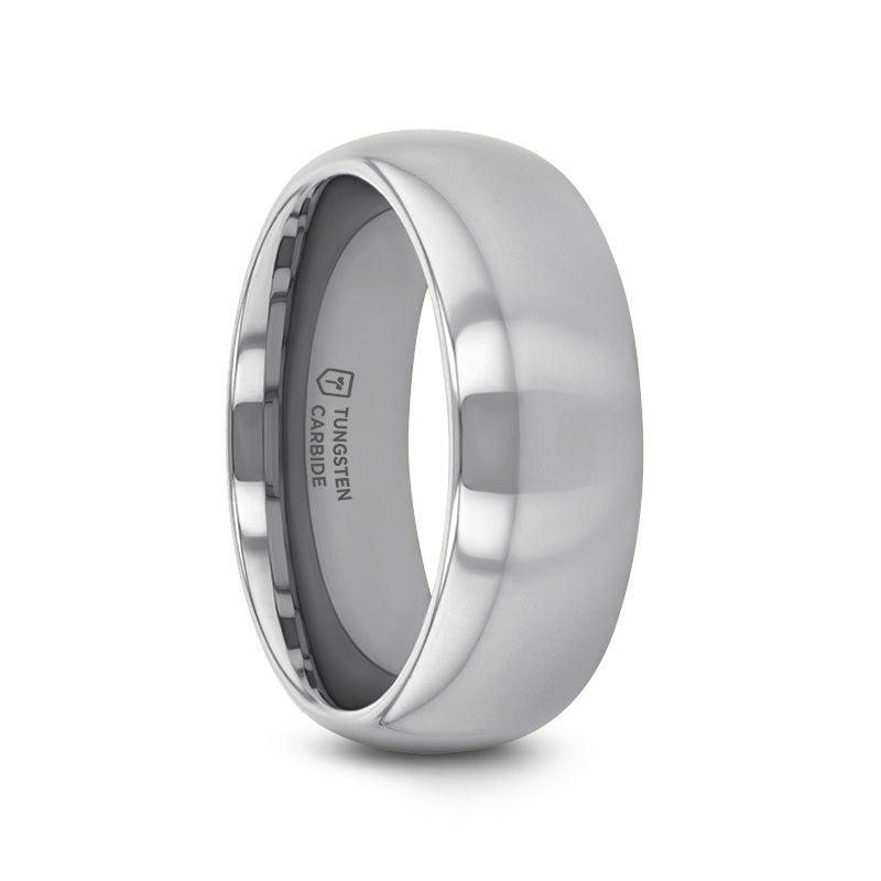 DOMINUS Domed Tungsten Carbide Ring - 8mm - 12mm