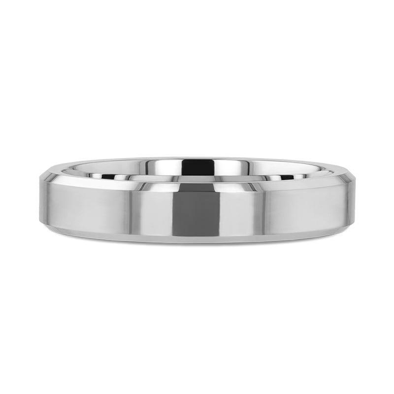CORINTHIAN Beveled Tungsten Carbide Ring - 4mm - 6mm