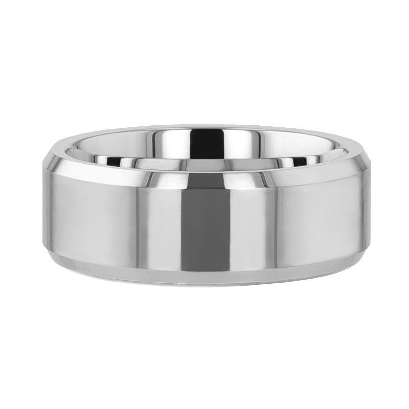 CORINTHIAN Beveled Tungsten Carbide Ring - 8mm - 12mm