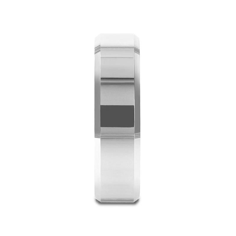 CORINTHIAN Beveled Tungsten Carbide Ring - 4mm - 6mm
