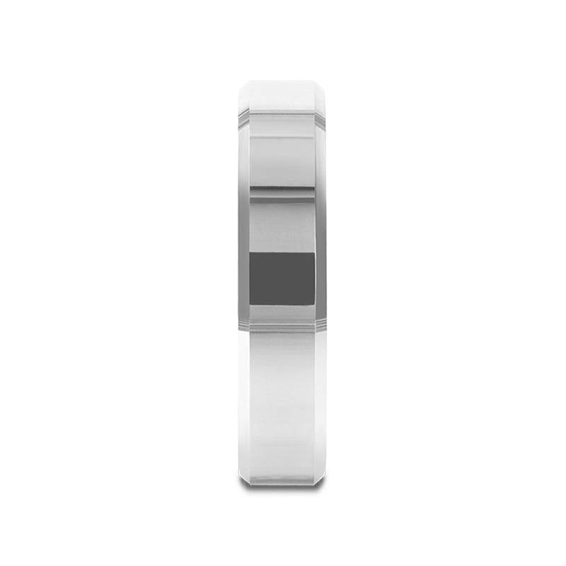 CORINTHIAN Beveled Tungsten Carbide Ring - 4mm - 6mm