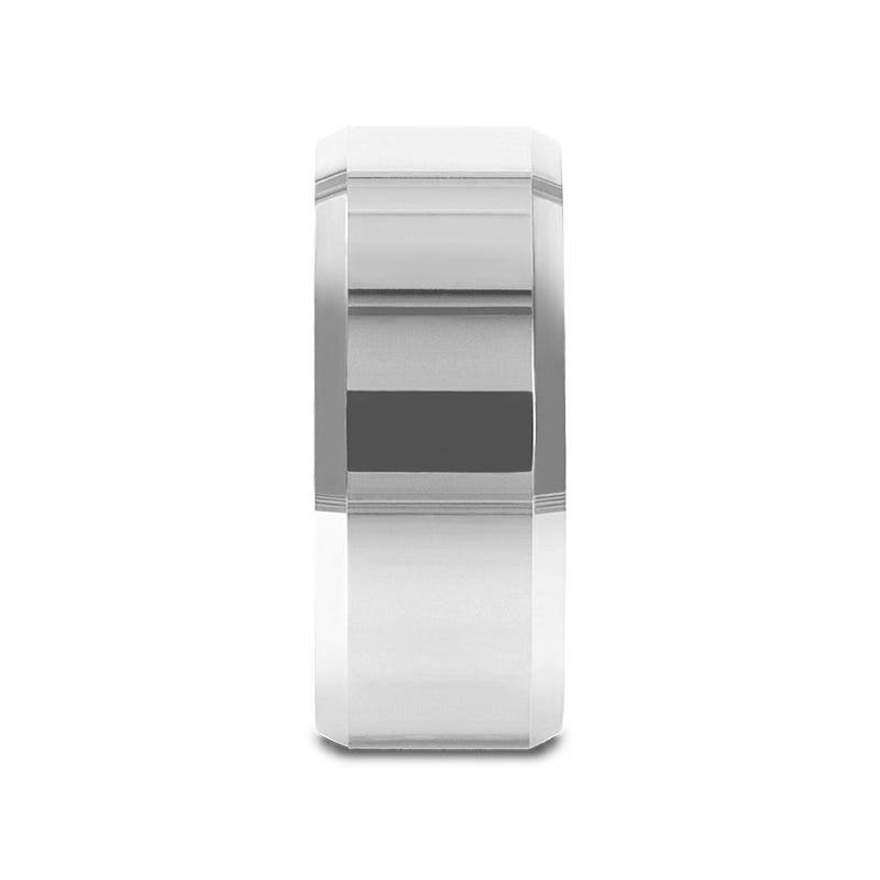 CORINTHIAN Beveled Tungsten Carbide Ring - 8mm - 12mm