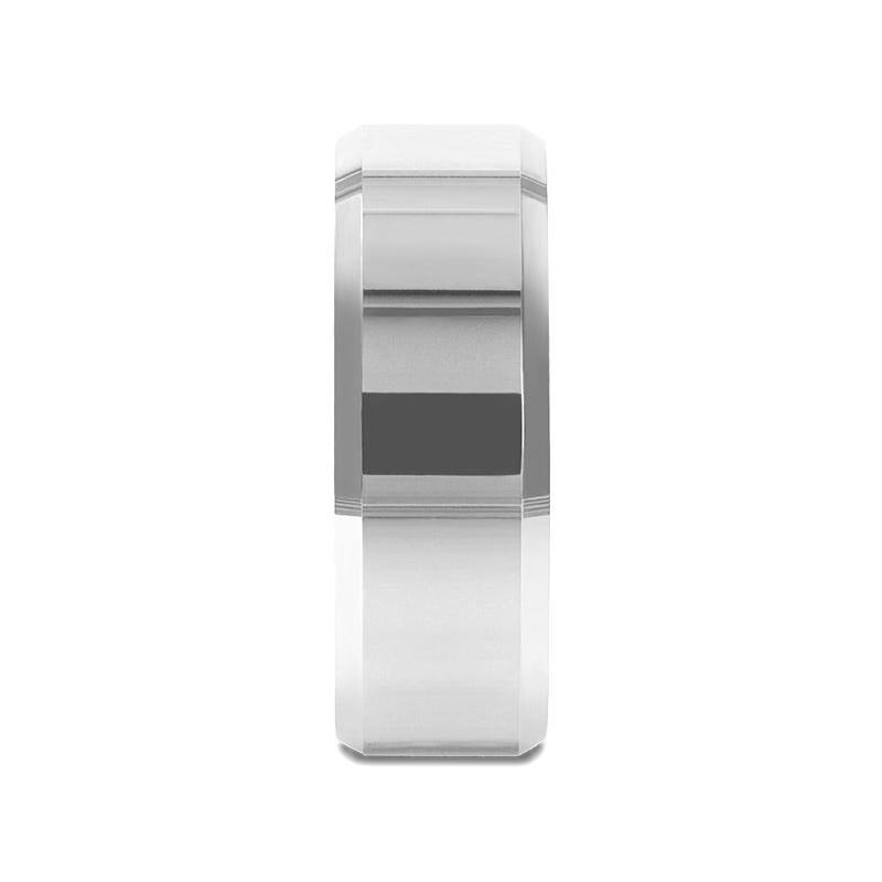 CORINTHIAN Beveled Tungsten Carbide Ring - 8mm - 12mm