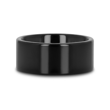 MORPHEUS Flat Black Tungsten Ring - 8mm - 12mm