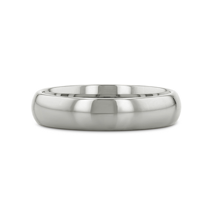 ARLINGTON Domed White Tungsten Ring - 2mm - 6mm