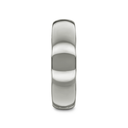 ARLINGTON Domed White Tungsten Ring - 2mm - 6mm