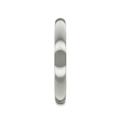 ARLINGTON Domed White Tungsten Ring - 2mm - 6mm