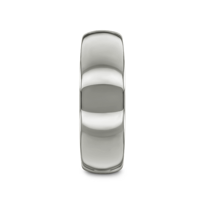 ARLINGTON Domed White Tungsten Ring - 2mm - 6mm