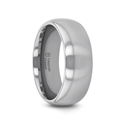 DOMINUS Domed Tungsten Carbide Ring - 8mm - 12mm