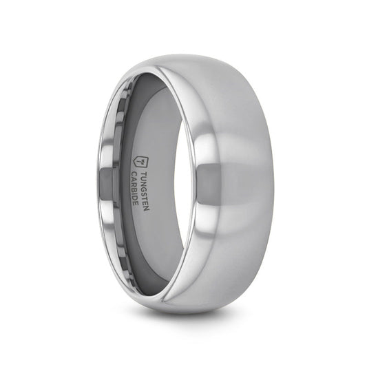 DOMINUS Domed Tungsten Carbide Ring - 8mm - 12mm