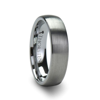 PERSEUS Domed with Brushed Finish Tungsten Band - 2mm - 6mm