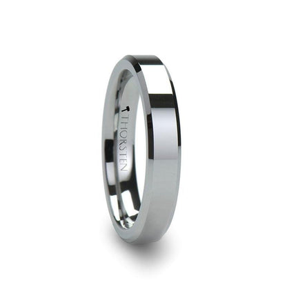 CORINTHIAN Beveled Tungsten Carbide Ring - 8mm - 12mm