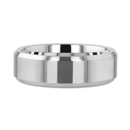 CORINTHIAN Beveled Tungsten Carbide Ring - 4mm - 6mm