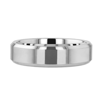 CORINTHIAN Beveled Tungsten Carbide Ring - 4mm - 6mm