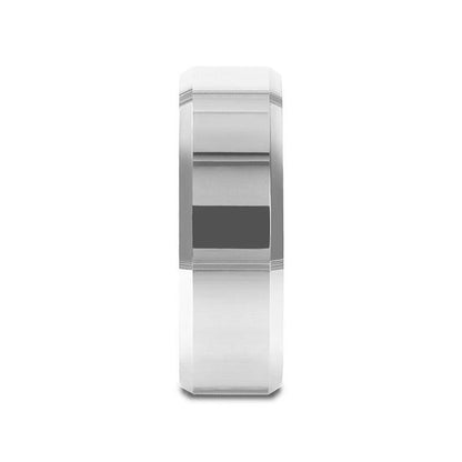CORINTHIAN Beveled Tungsten Carbide Ring - 4mm - 6mm