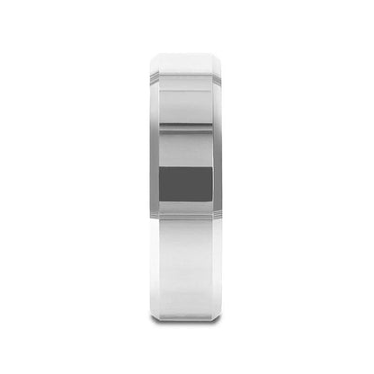 CORINTHIAN Beveled Tungsten Carbide Ring - 4mm - 6mm