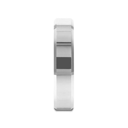 CORINTHIAN Beveled Tungsten Carbide Ring - 4mm - 6mm