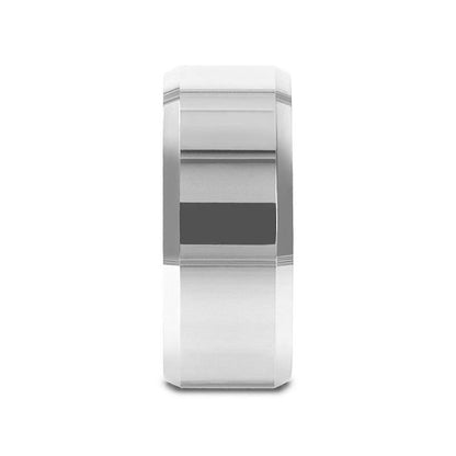 CORINTHIAN Beveled Tungsten Carbide Ring - 8mm - 12mm