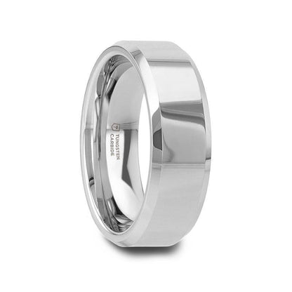 CORINTHIAN Beveled Tungsten Carbide Ring - 4mm - 6mm