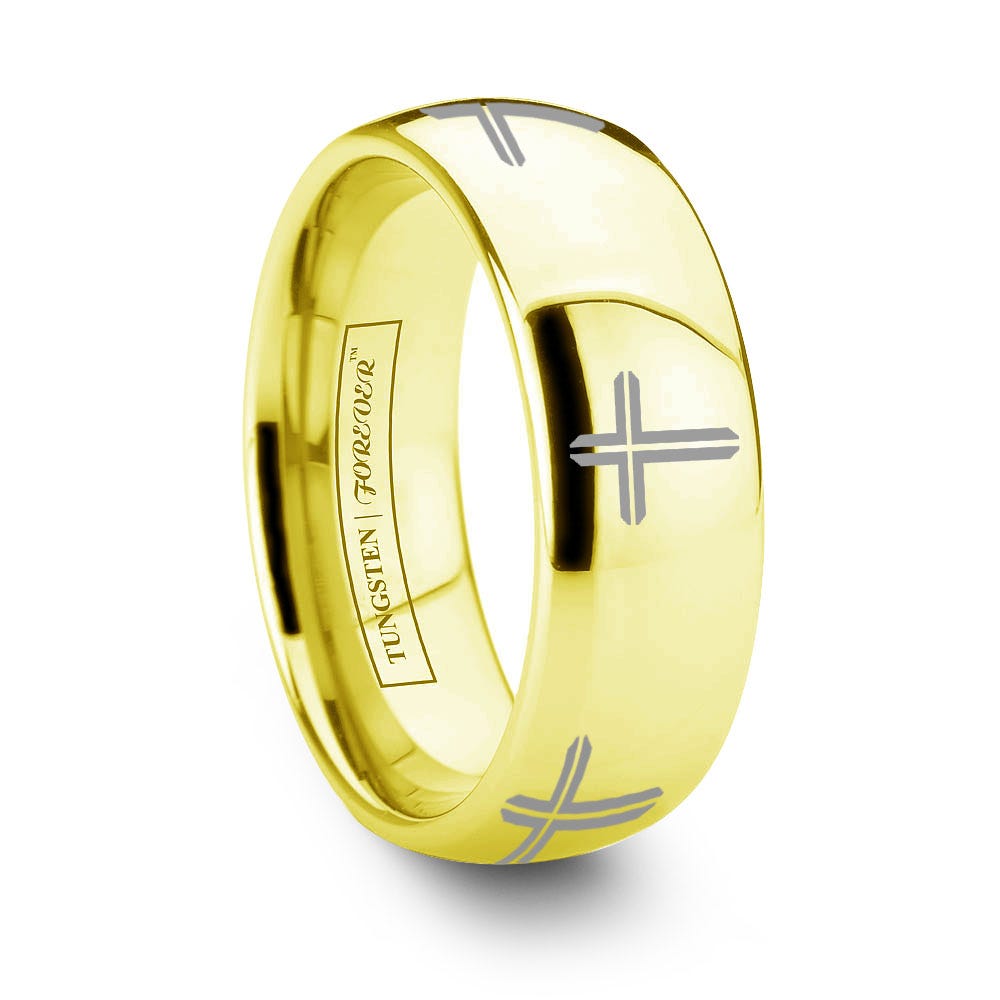 Men's catholic wedding bands sales