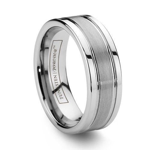 titan 8mm - Tungsten Wedding Bands